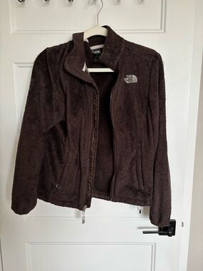 The North Face Women's Dark Brown Teddy Fleece Jacket